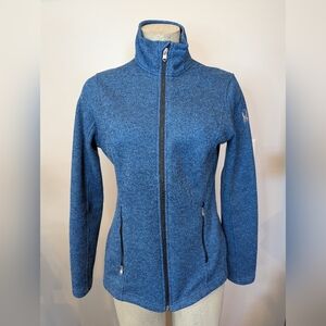 SPYDER  Full-zip mid weight core sweater, Blue Ladies Size medium